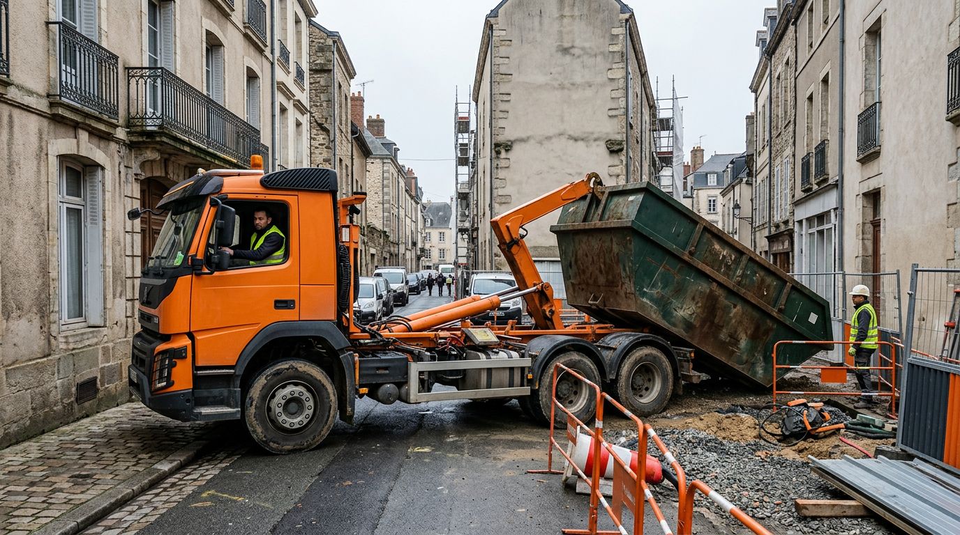 Benne ampliroll ou benne à chaîne : quelle différence pour votre chantier ?