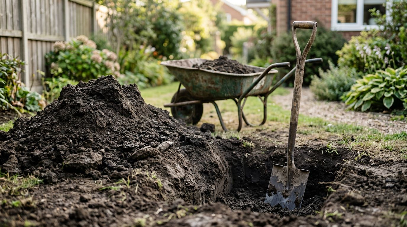 Où jeter de la terre de jardin ou de terrassement ?