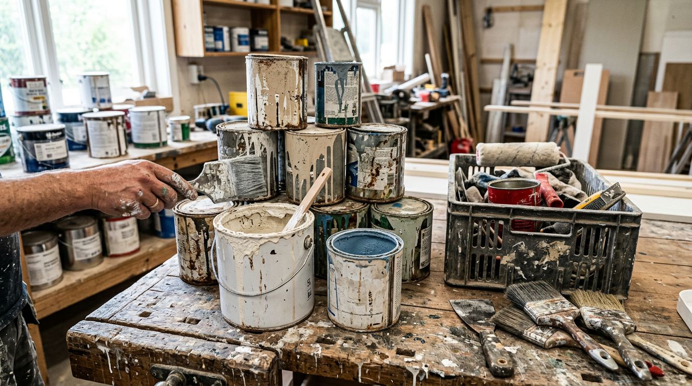 Où jeter ses pots de peinture (vides ou pleins) ?